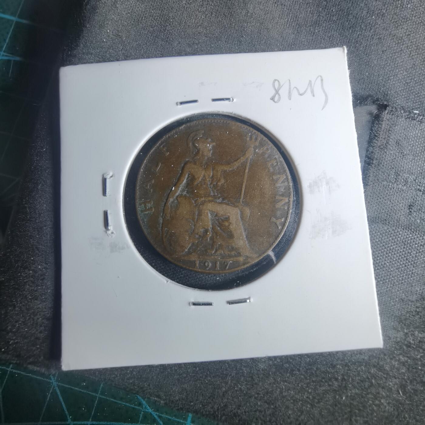 沼泽如烟--第881场 英国1917年半便士