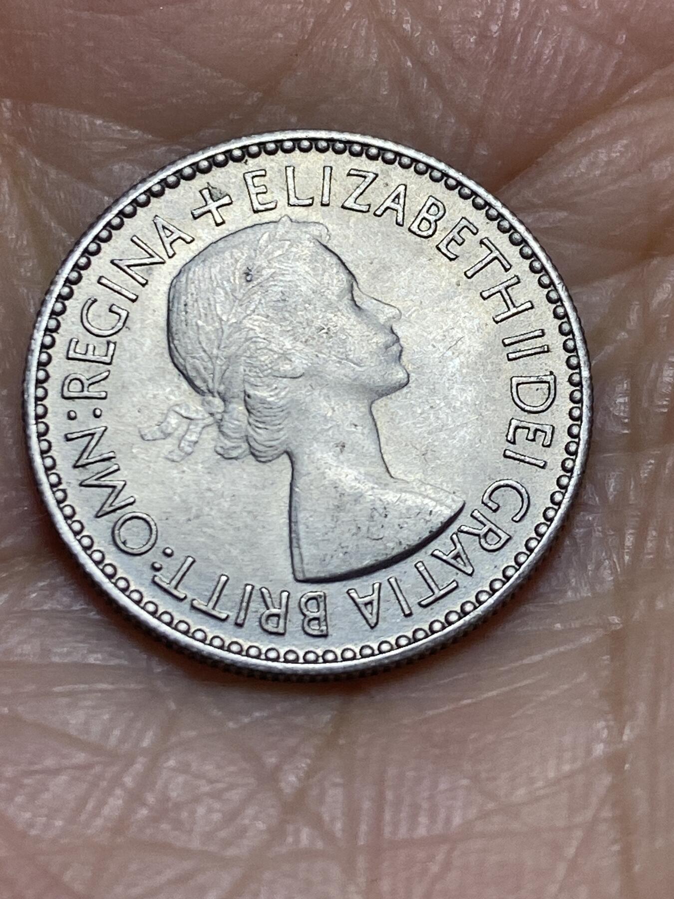 2025年第一百一十五场(总第一百四十一场）外国好品散币(免佣金) 英国🇬🇧1953单年份6便士(伊丽莎白二世加冕年，第一版)