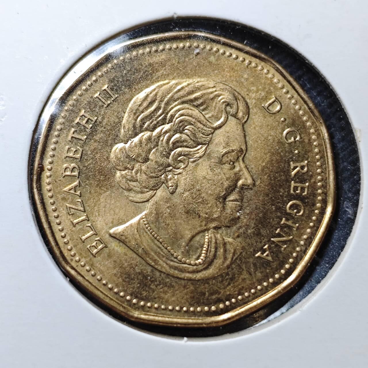 KK钱币收藏小铺  第357场  2月预留时间 周末发货  2006加拿大1元纪念币