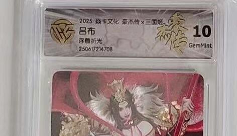 秋萤阁第27期 (10月22日周三晚上22点截拍，欢迎竞拍)  焱卡三国姬 吕布 浮雕折光 10G