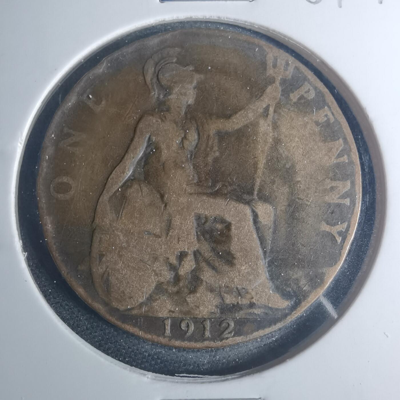 沼泽如烟--第881场 英国1912年1便士