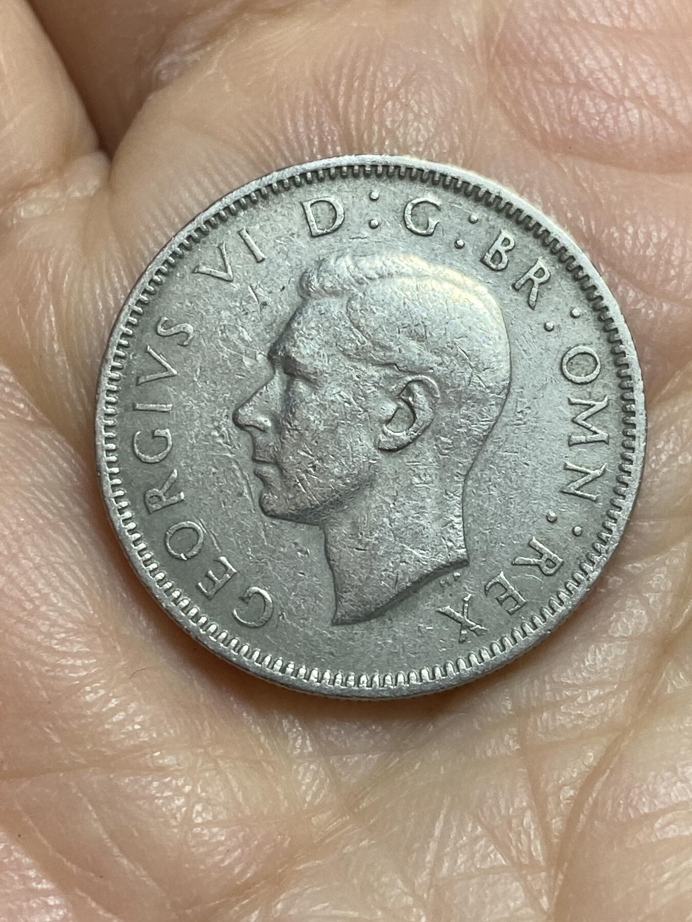 2025年第一百一十五场(总第一百四十一场）外国好品散币(免佣金) 英国🇬🇧1948年1先令(乔治六世第二版，英格兰站狮版，关门年仅发行2年)