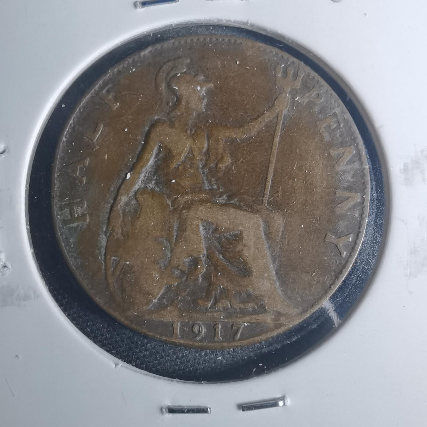 沼泽如烟--第881场 英国1917年半便士