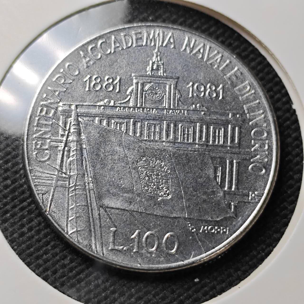 KK钱币收藏小铺  纪念币专场  2月预留时间 周末发货  意大利100里拉纪念币