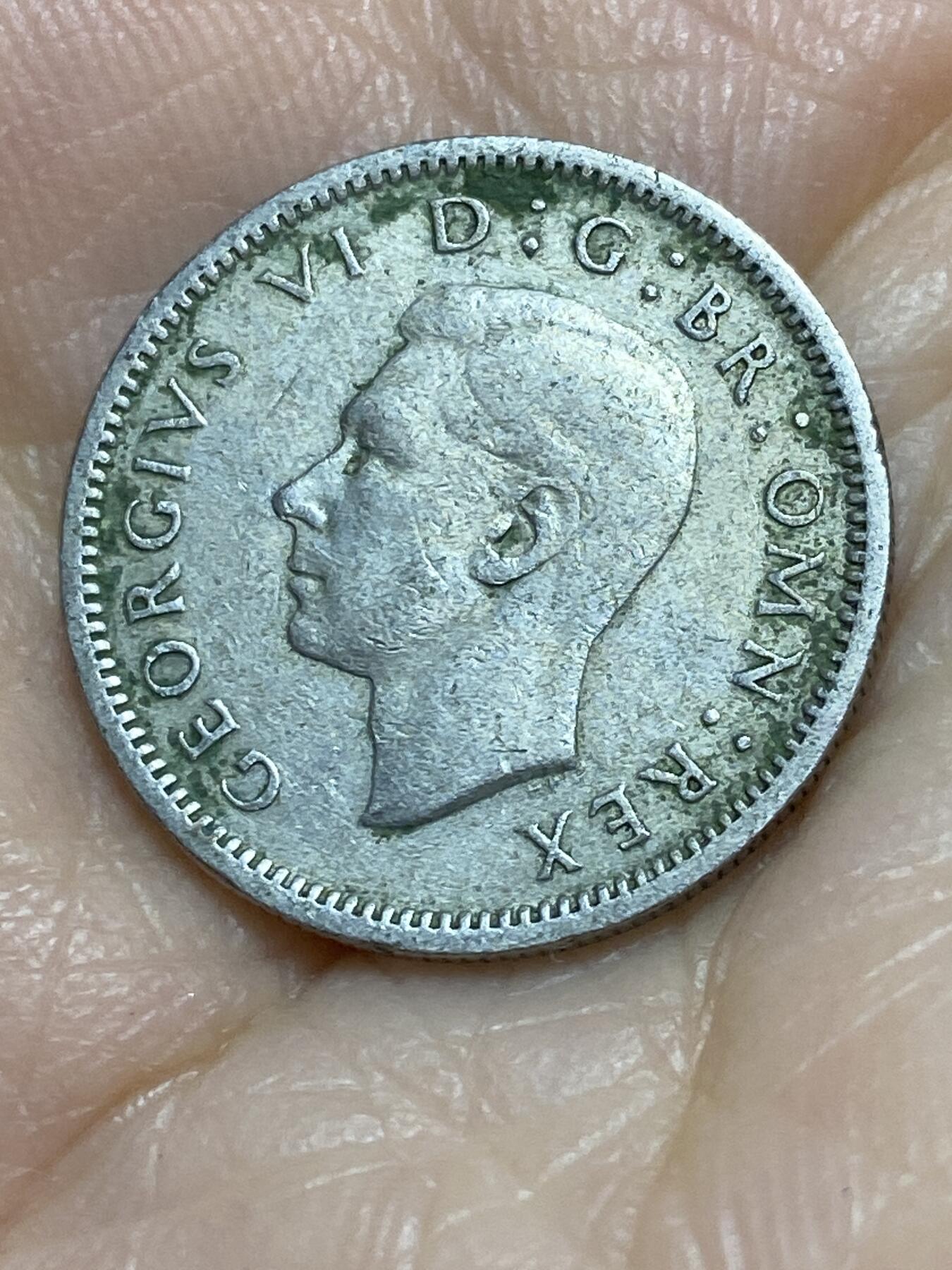2025年第一百一十五场(总第一百四十一场）外国好品散币(免佣金) 英国🇬🇧1948年6便士(乔治六世第二版，关门年仅发行2年)