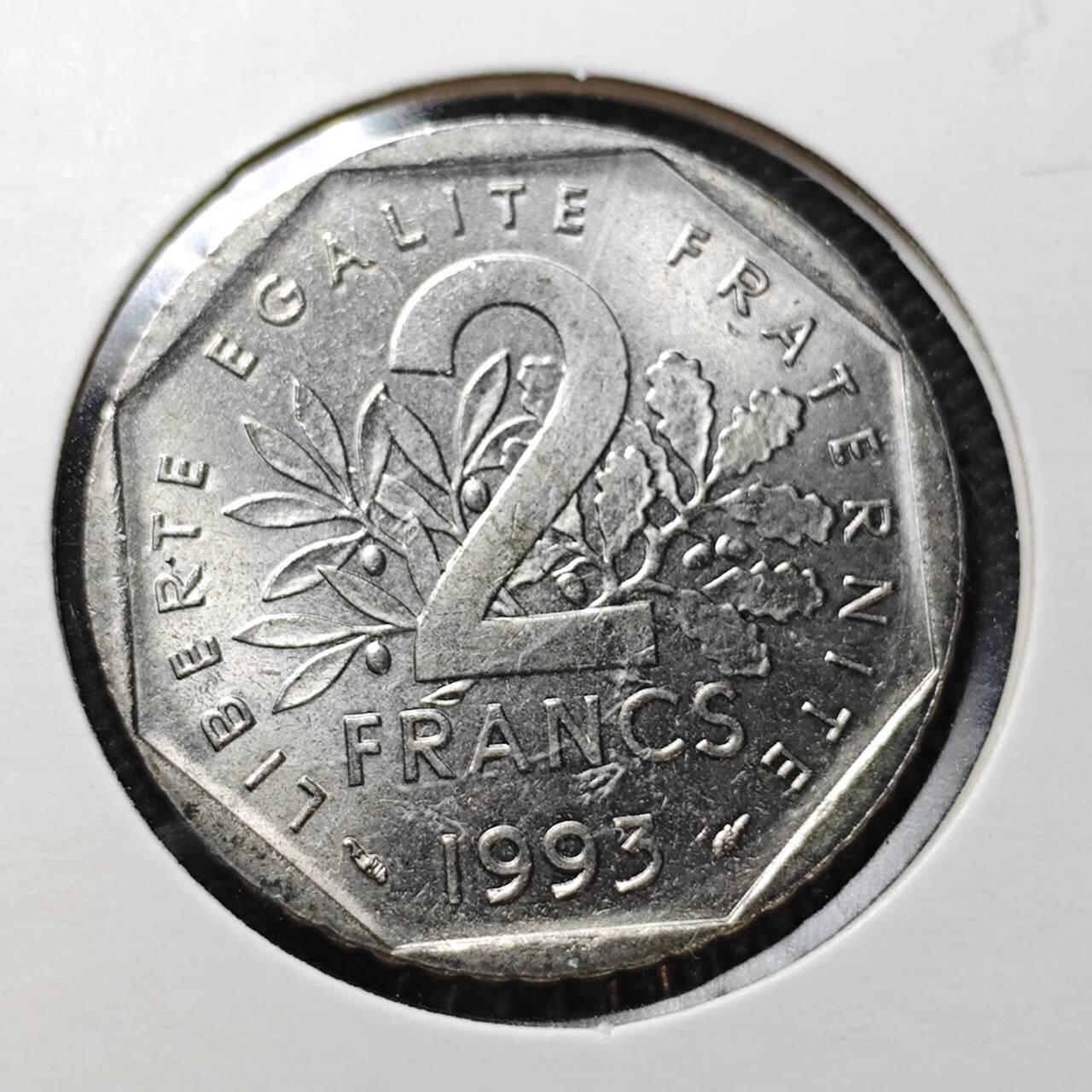 KK钱币收藏小铺  纪念币专场  2月预留时间 周末发货  法国2法郎纪念币