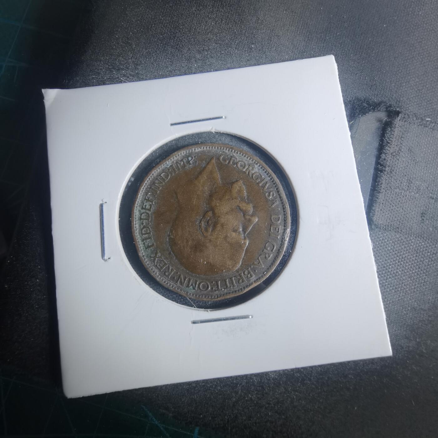 沼泽如烟--第881场 英国1917年半便士