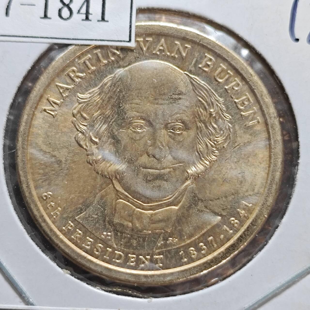 KK钱币收藏小铺  纪念币专场  2月预留时间 周末发货   2008美国第8届总统1元纪念币 