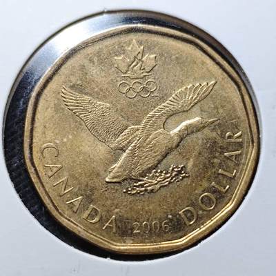 KK钱币收藏小铺  第357场  2月预留时间 周末发货 -  2006加拿大1元纪念币
