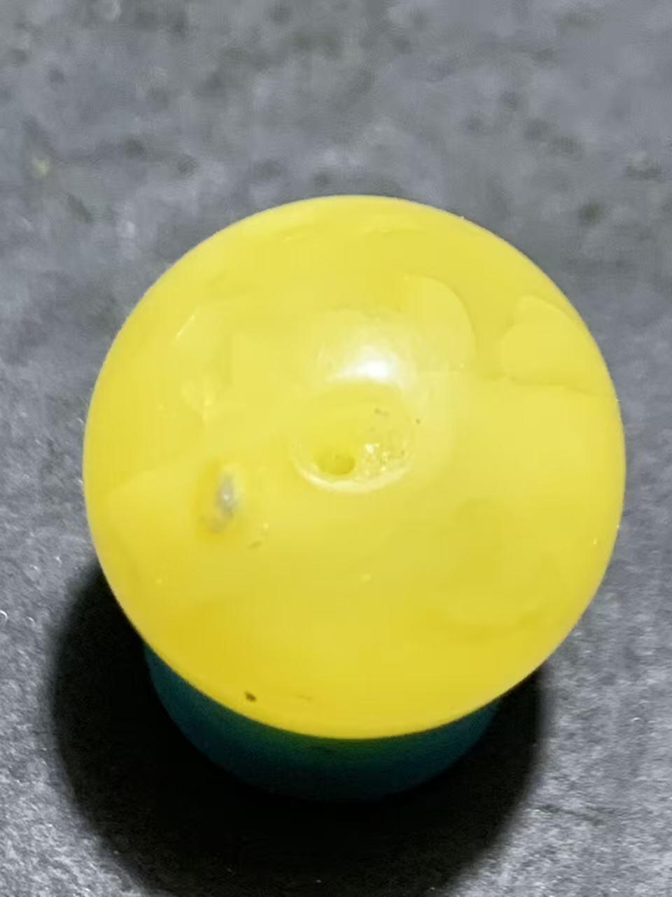 天然乌克兰原矿蜜蜡通货圆珠一颗