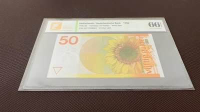 喜羊羊钱币收藏2025第10期(原相机拍摄普惠场) - 荷兰	P-96 1982年50盾		66E				0577398681			