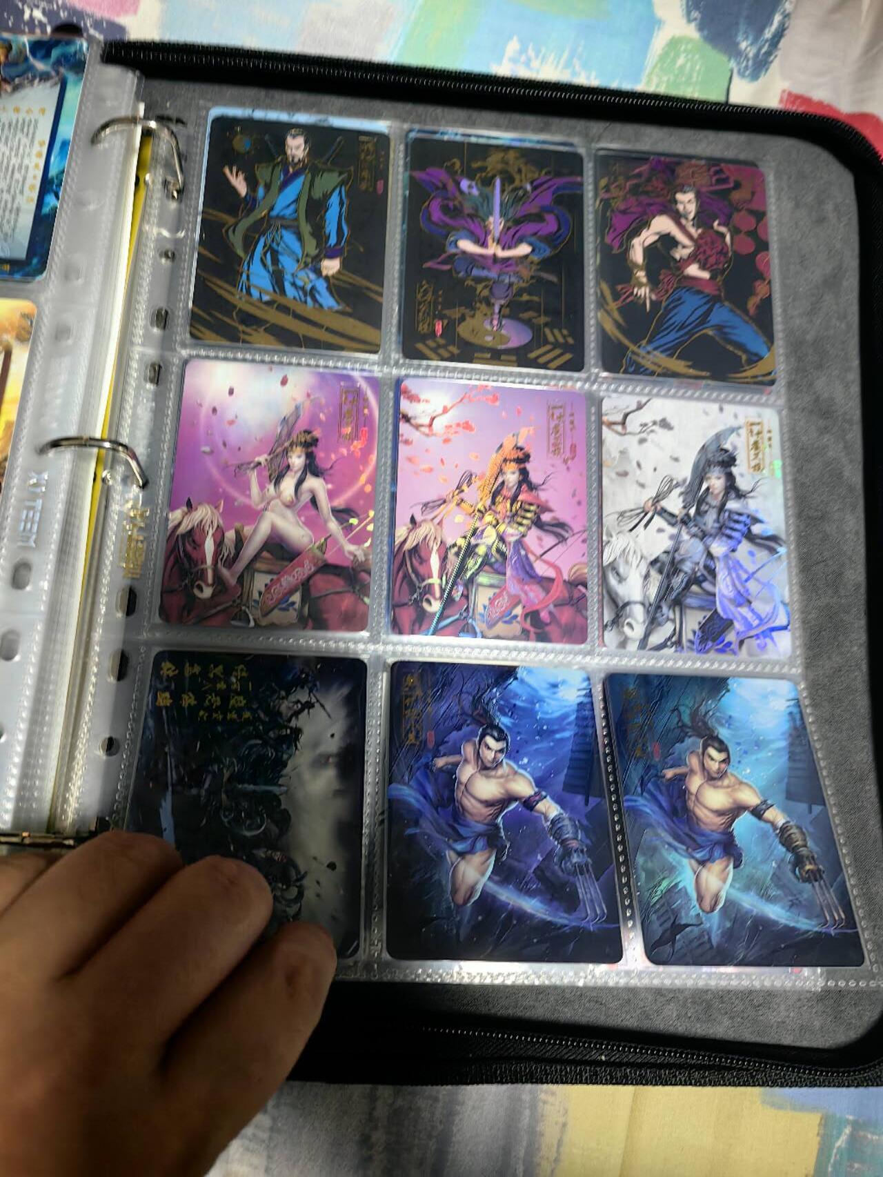 海绵宝宝卡牌专拍第5场(本场有自留价 各种亲签卡，套卡大套，自制卡难免瑕疵，可能存在轻微撞角爆边等出厂瑕疵，品控介意勿拍！) 洒洒卡牌 水浒大卡1-5弹 送一些多出来的卡我也不清楚是多少弹的了