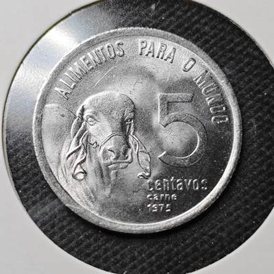 KK钱币收藏小铺  第357场  2月预留时间 周末发货 - 巴西5分 农粮纪念币 好品