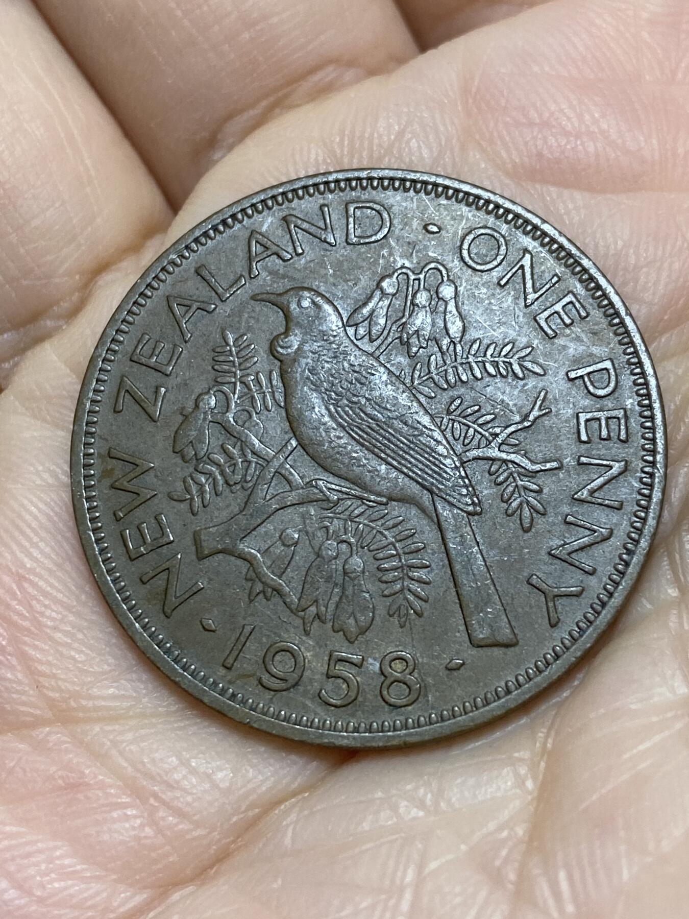 2025年第一百一十六场(总第一百四十二场）外国好品散币(免佣金) 新西兰🇳🇿1958年1便士