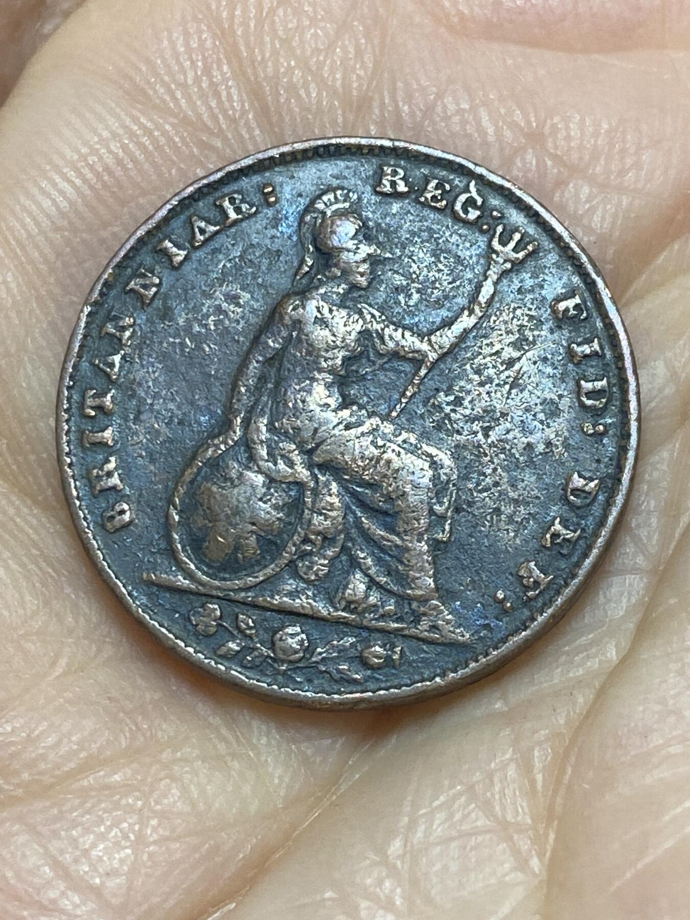 2025年第一百一十六场(总第一百四十二场）外国好品散币(免佣金) 英国🇬🇧1839年1法新(维多利亚女王青年第一版)