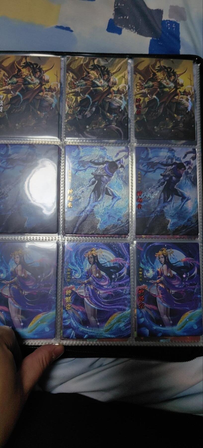 海绵宝宝卡牌专拍第5场(本场有自留价 各种亲签卡，套卡大套，自制卡难免瑕疵，可能存在轻微撞角爆边等出厂瑕疵，品控介意勿拍！) 神州群英传 1-3弹 前二弹入册，3弹未拆封