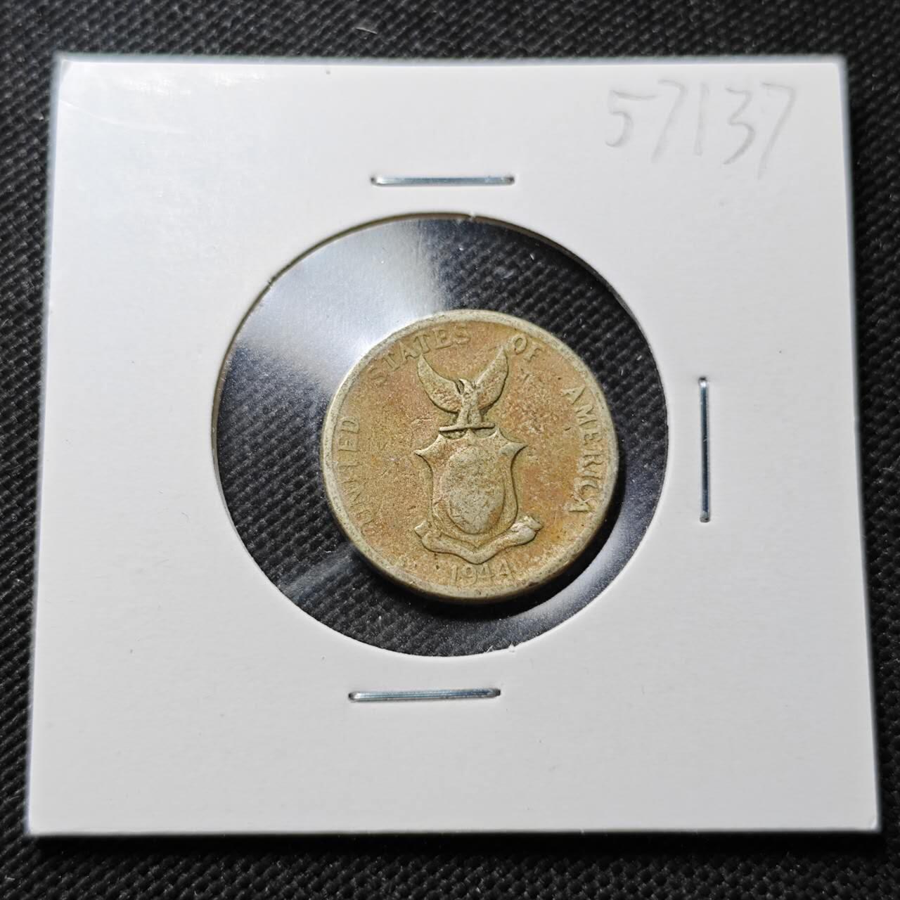 KK钱币收藏小铺  第357场  2月预留时间 周末发货  美属菲律宾5分