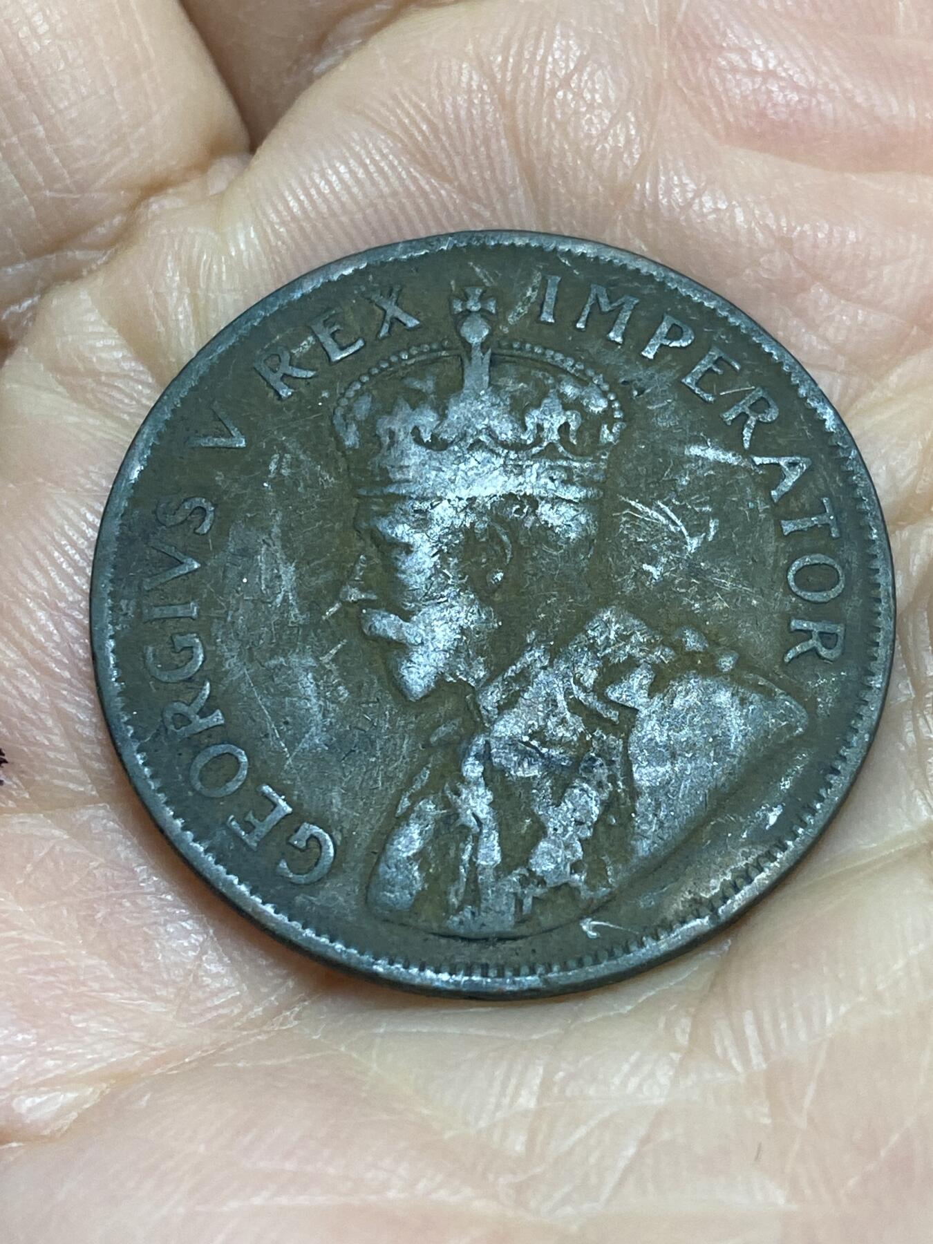 2025年第一百一十六场(总第一百四十二场）外国好品散币(免佣金) 英属南非1926年1便士(乔治五世第二版首发年)
