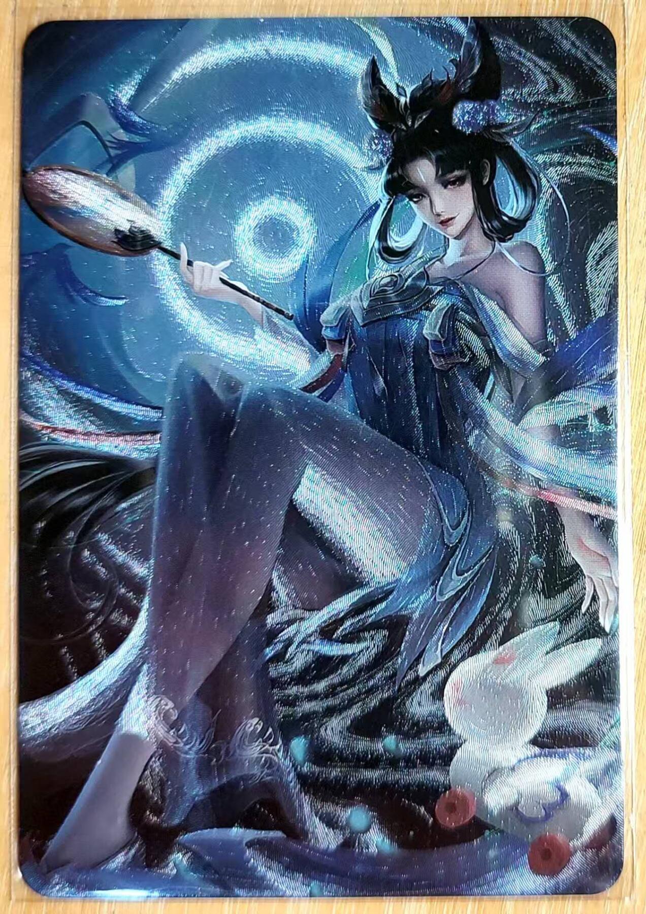 龙虎卡牌第六十场 - 猎虎师狂喜（无佣金，满120包邮，周六晚上结拍，欢迎送拍） 粗闪 宁缺卡牌 嫦娥玉兔
