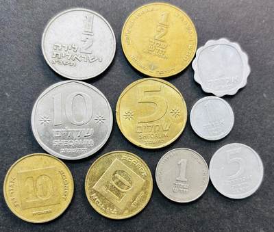 文馨钱币收藏第 277 场，熊猫金币，银币，老藏家日本明治时代到昭和时代全时期专场（特年非常多），长期接收代拍品 - 好品以色列一组