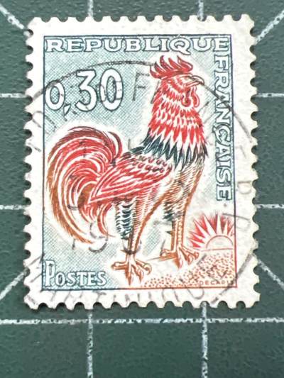 第1034 邮票专场 （无押金，捡漏，全场50包邮，偏远地区除外，接收代拍业务，本店十天发一次货） - 法国高卢雄鸡