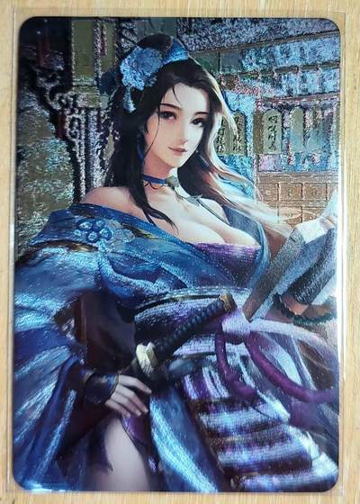 龙虎卡牌第六十场 - 猎虎师狂喜（无佣金，满120包邮，周六晚上结拍，欢迎送拍） - 粗闪 宁缺卡牌 女武士