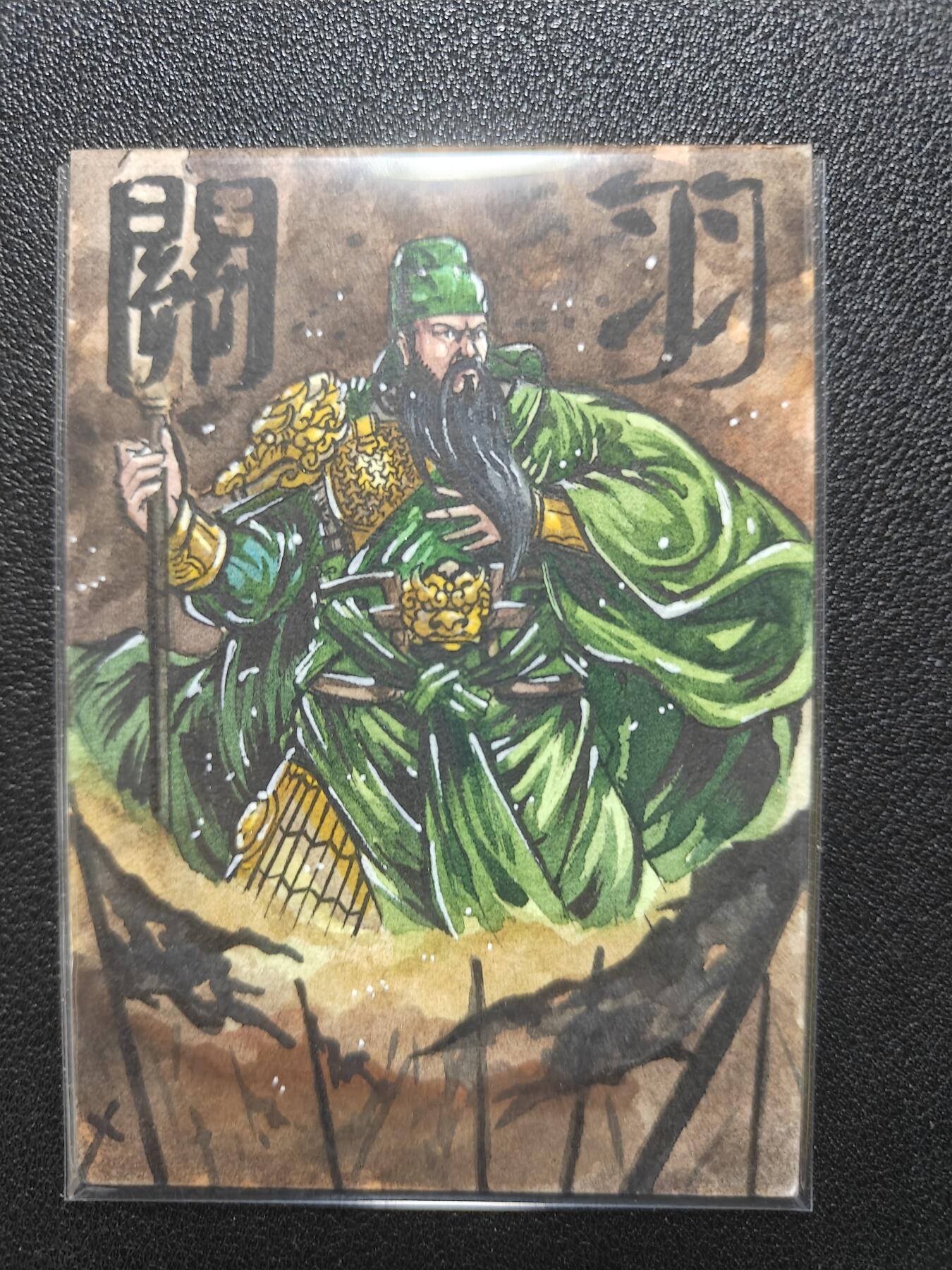天玑星卡拍第132期《10.27周一截拍》持续收拍收评中 满赠卡需备注 【手绘卡】RUBICK 三国 五虎上将 手绘卡