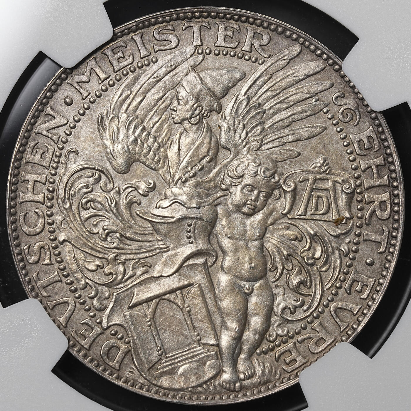 修遠堂世界钱币第九十期 NGC MS63 1928年德国-阿尔布雷特·丢勒逝世400周年纪念银章 卡尔歌茨作品
