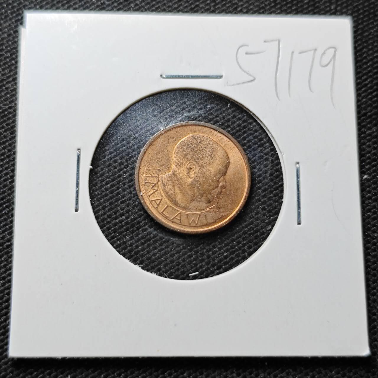 KK钱币收藏小铺  第357场  2月预留时间 周末发货  马拉维1坦巴拉