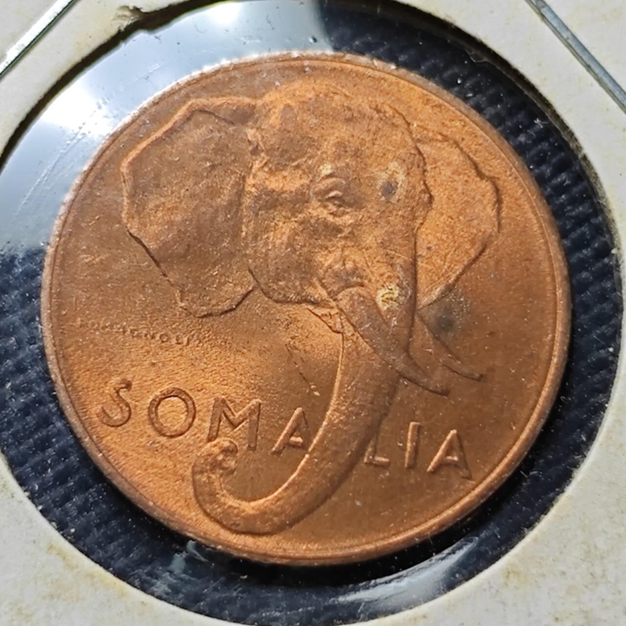 KK钱币收藏小铺  第357场  2月预留时间 周末发货  1950意属索马里1分铜币 拆卷品