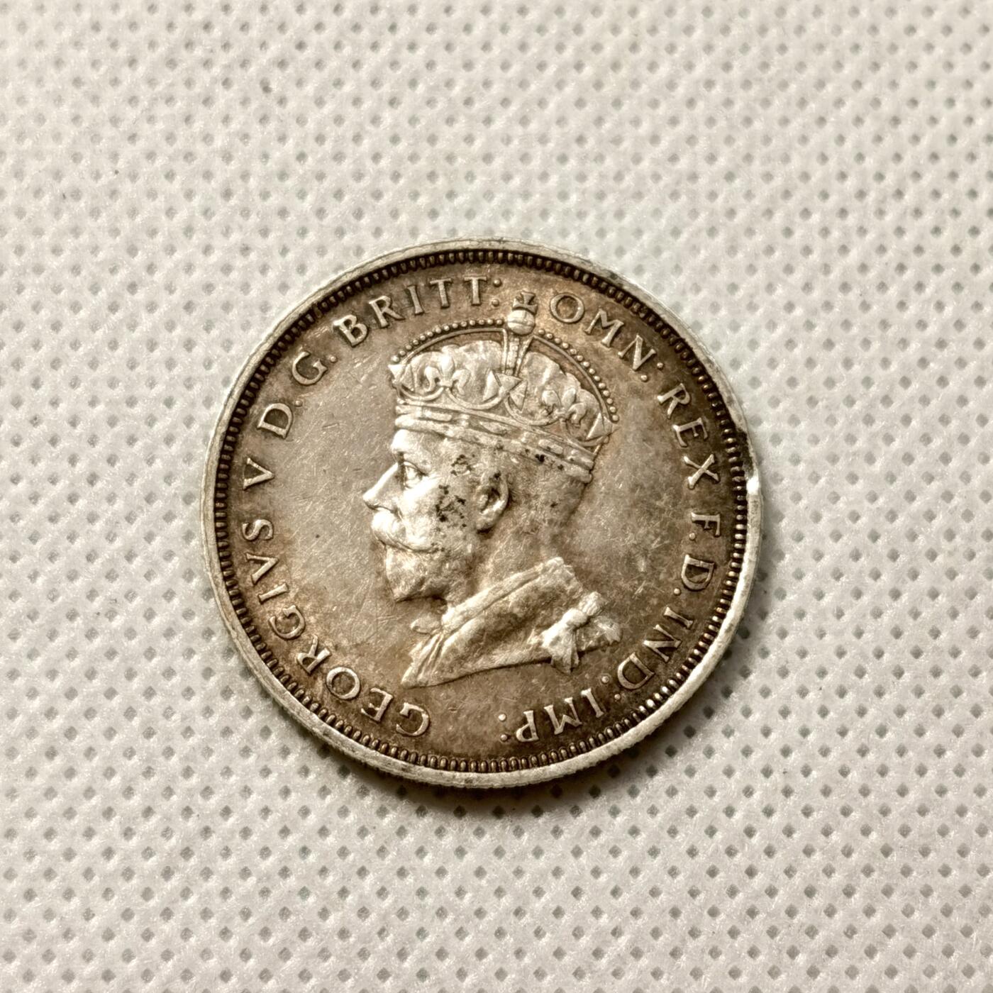 甄臻铺-世界币章拍卖（第36期），送拍享返佣金等优惠多多 澳大利亚1927年1佛罗林纪念银币 国会大厦建立 乔治五世