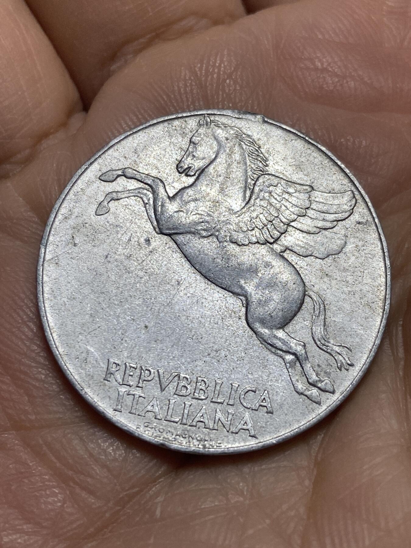 2025年第一百一十六场(总第一百四十二场）外国好品散币(免佣金) 意大利🇮🇹1950年10里拉(二战结束过渡时期)