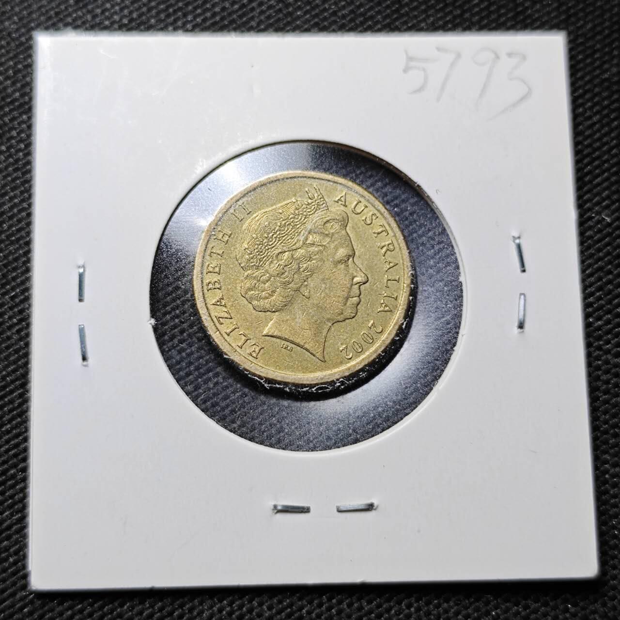 KK钱币收藏小铺  第357场  2月预留时间 周末发货 2002澳大利亚土著人2元 