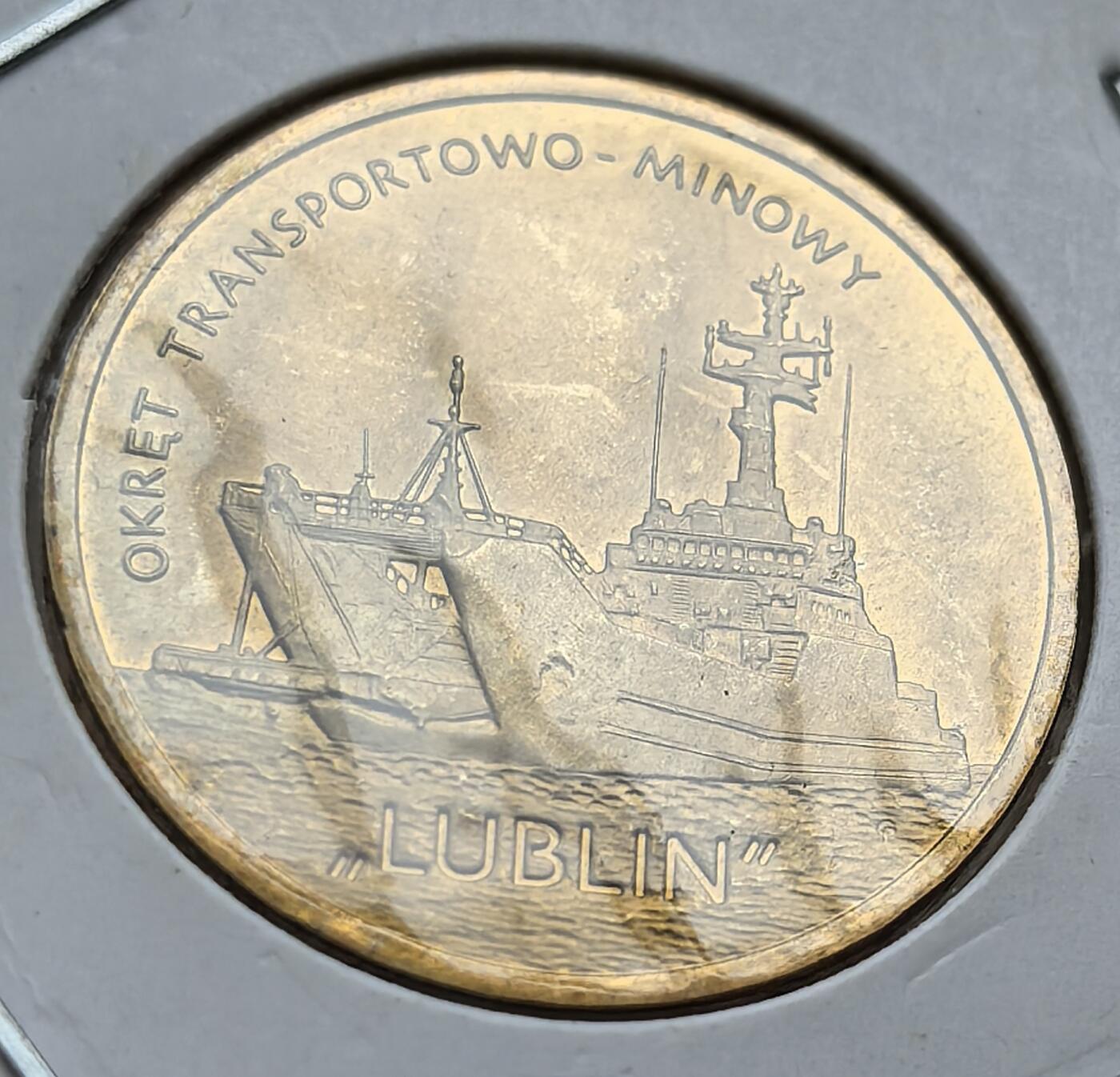 外国优质纪念币银币，周六晚上九点倒数截拍，满百包邮，可寄存半年，喜欢朋友微信扫描二维码可直接参拍 极美品波兰卢布林登陆艇2兹罗提纪念币