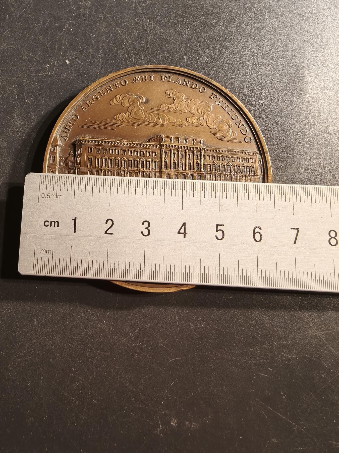 老王徽章第158期 法国巴黎造币厂大铜章     直径64mm.   重量135g
