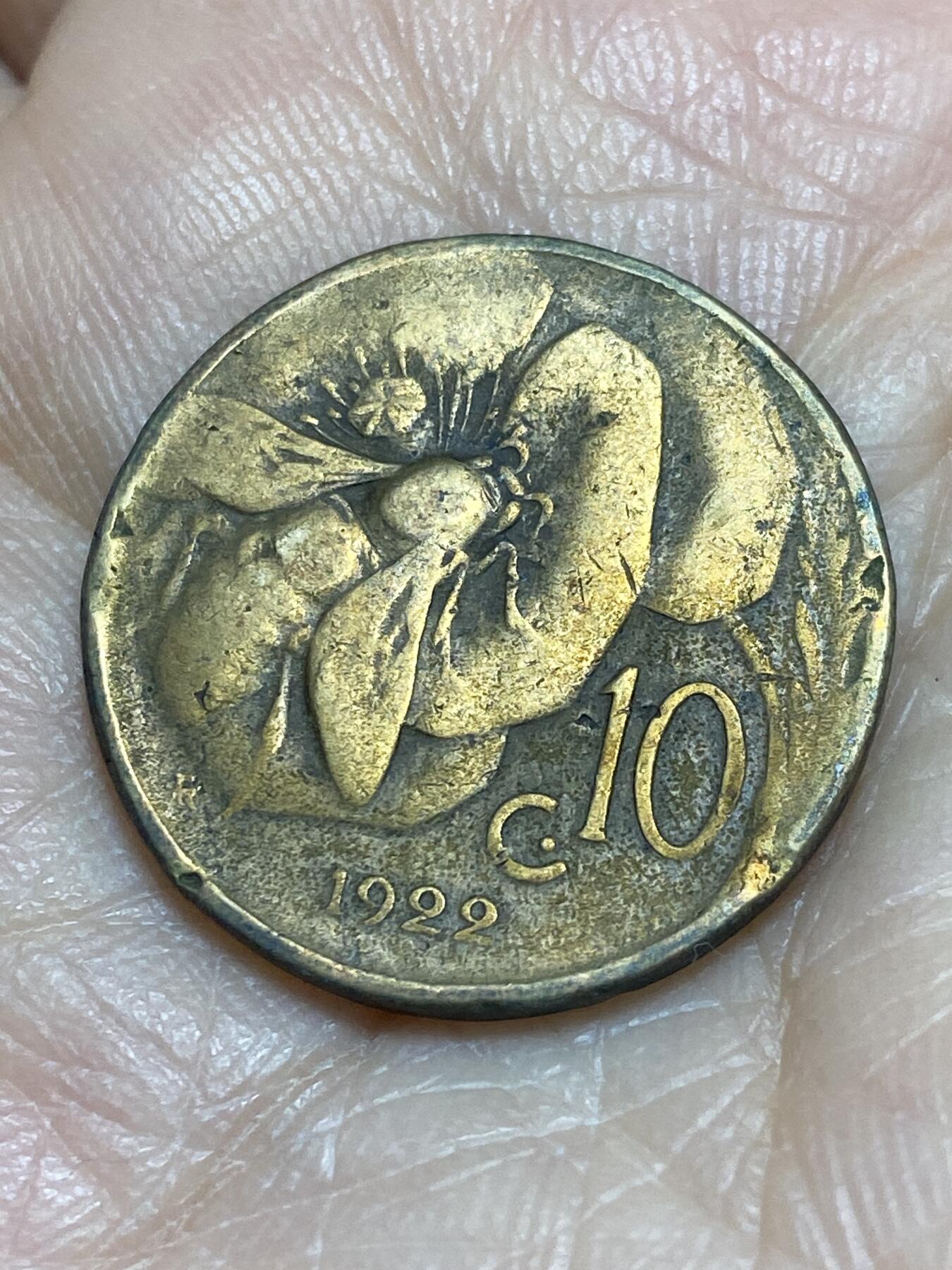 2025年第一百一十六场(总第一百四十二场）外国好品散币(免佣金) 意大利王国1929年10分