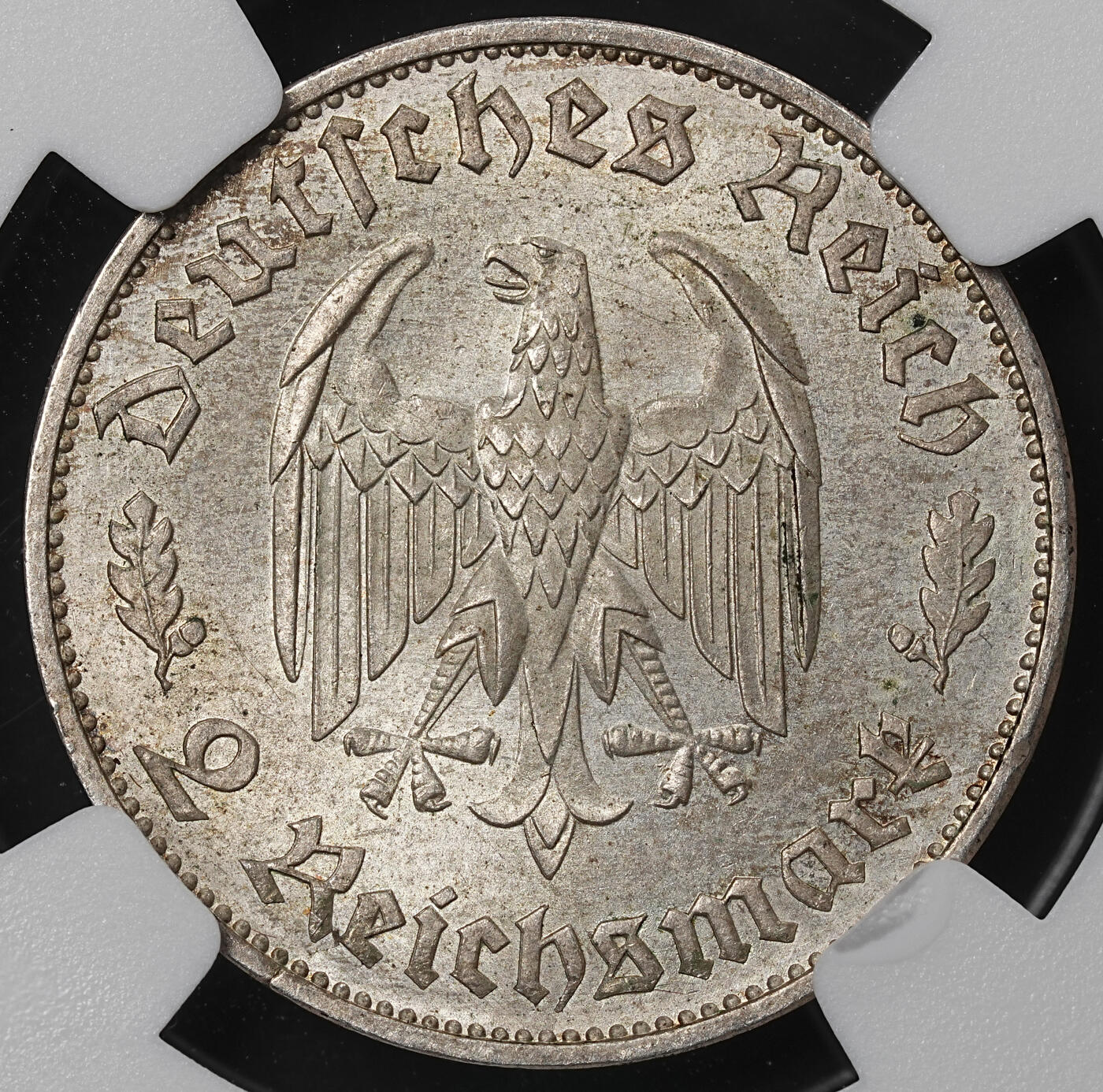 修遠堂世界钱币第九十期 NGC MS63 1934年第三帝国-席勒诞辰175周年纪念2马克银币