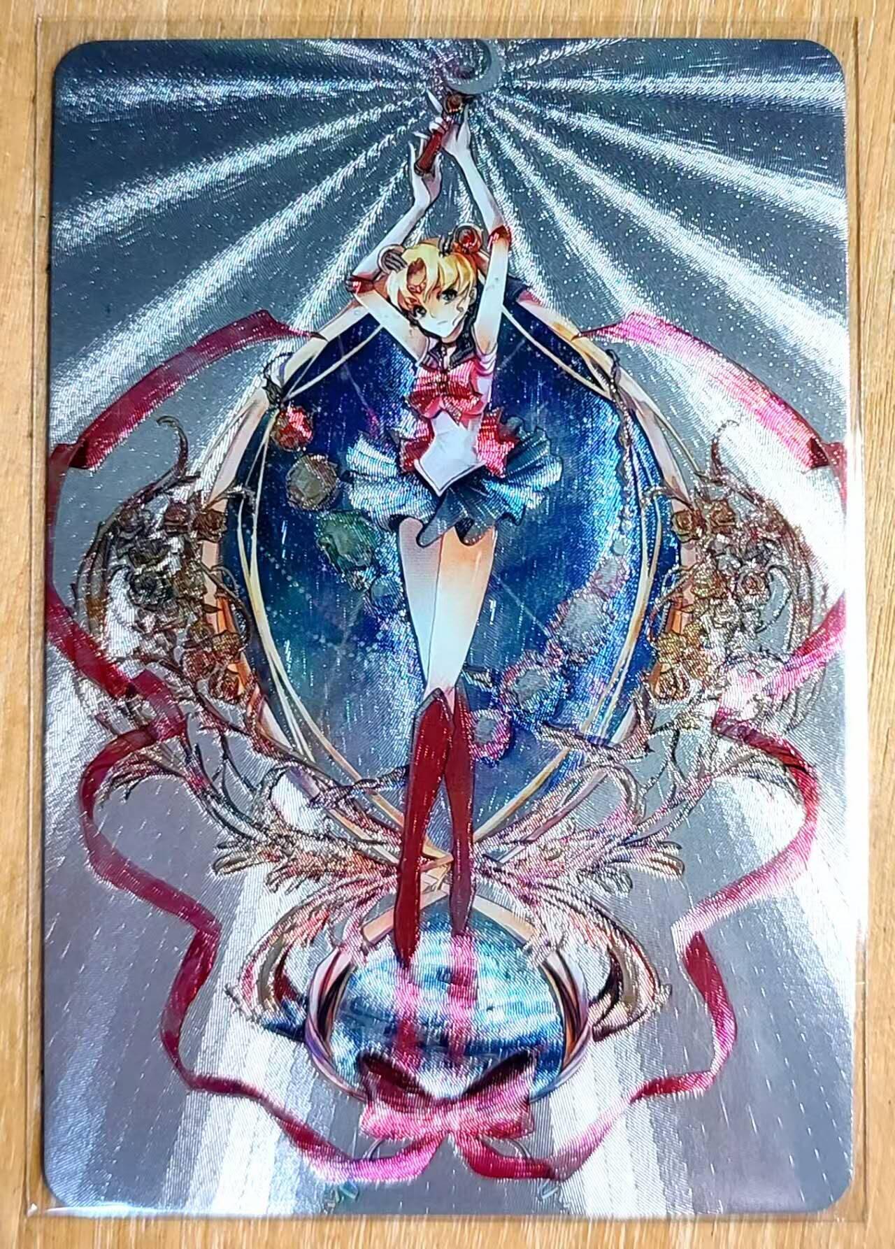 龙虎卡牌第六十场 - 猎虎师狂喜（无佣金，满120包邮，周六晚上结拍，欢迎送拍） 粗闪 美少女战士卡牌 代表月亮消灭你