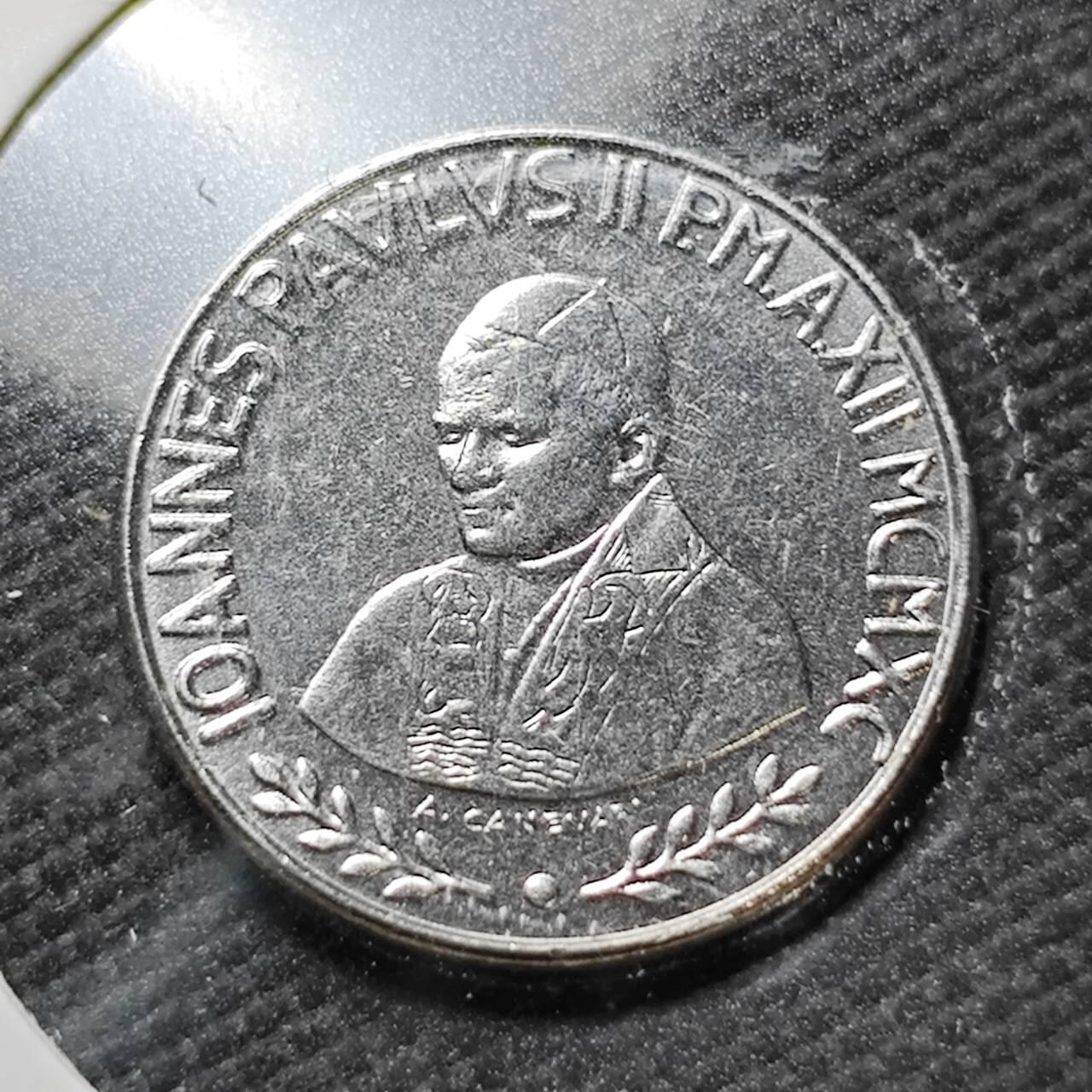 KK钱币收藏小铺  第357场  2月预留时间 周末发货  梵蒂冈50里拉