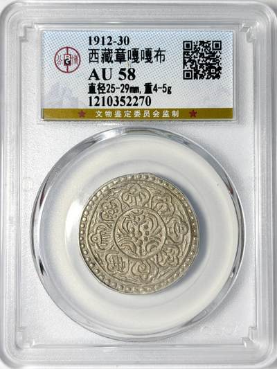 【雨安】【世界币章110-111期】周五/周六 两场连拍 2025-10-25 周六 19:30 保真 8秒倒数自动落锤 高效拍卖 - [中国近代银元] 西藏 章嘎 公博-AU58