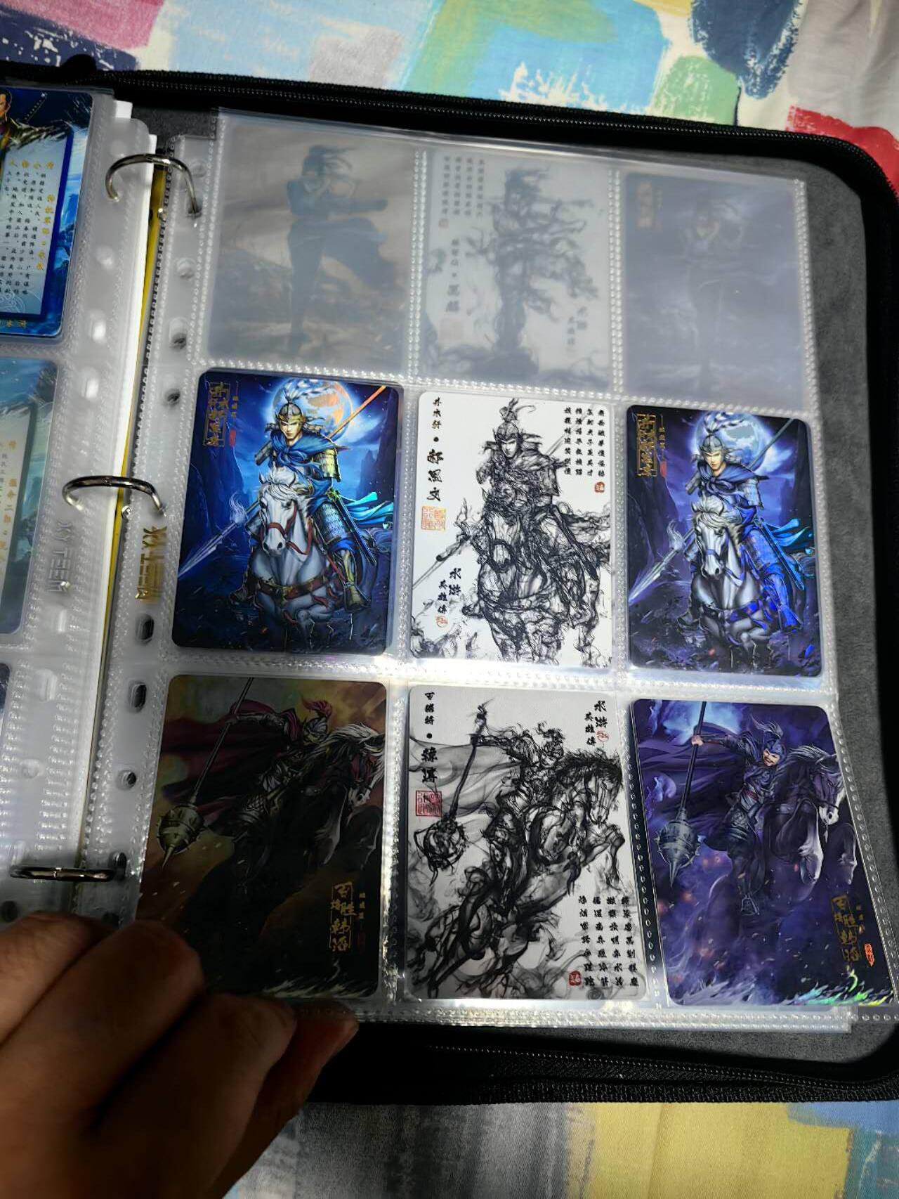 海绵宝宝卡牌专拍第5场(本场有自留价 各种亲签卡，套卡大套，自制卡难免瑕疵，可能存在轻微撞角爆边等出厂瑕疵，品控介意勿拍！) 洒洒卡牌 水浒大卡1-5弹 送一些多出来的卡我也不清楚是多少弹的了