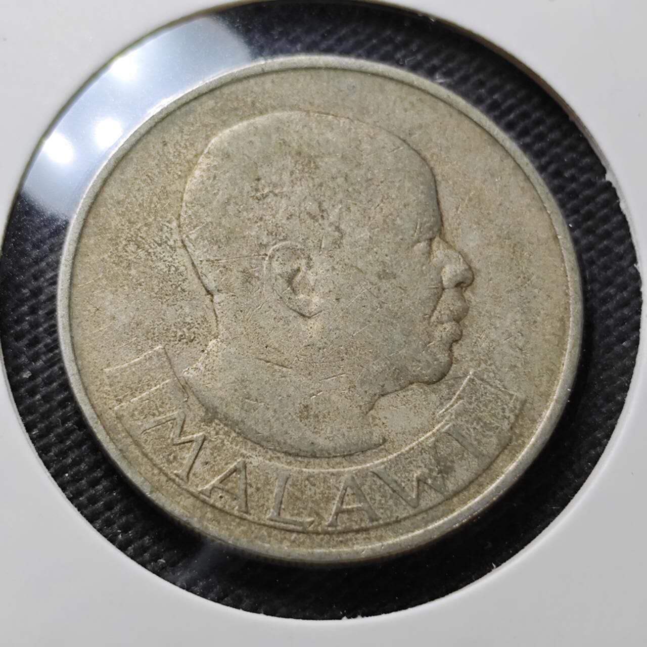 KK钱币收藏小铺  第357场  2月预留时间 周末发货  1964马拉维1弗洛林