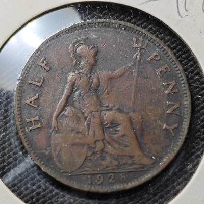 KK钱币收藏小铺  第357场  2月预留时间 周末发货 -  1928英国半便士