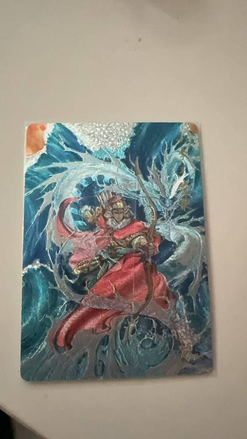 龙虎卡牌第六十场 - 猎虎师狂喜（无佣金，满120包邮，周六晚上结拍，欢迎送拍） 粗闪卡 百里 vip特卡 夏伟义-花荣