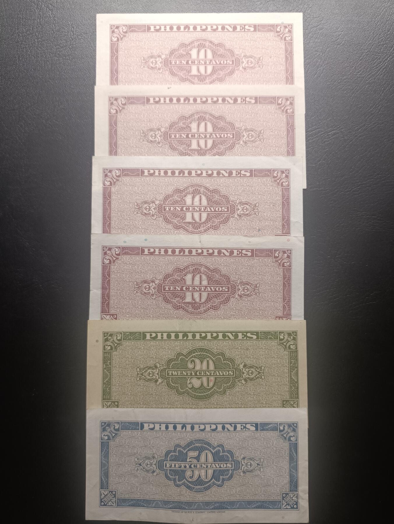 2025十月第三期，总197期 菲律宾辅币券批量六张流通好品XF—AUNC