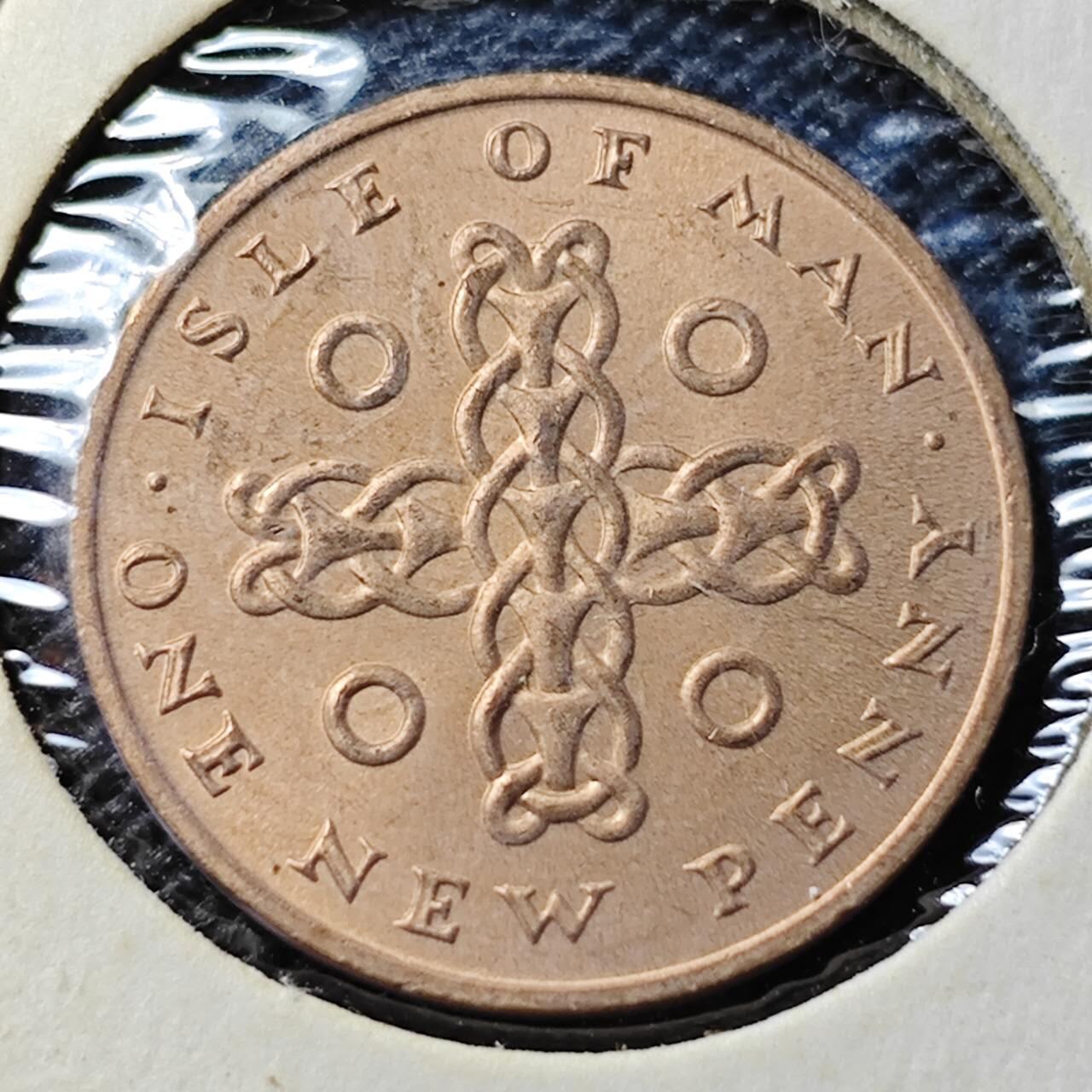 KK钱币收藏小铺  第357场  2月预留时间 周末发货  1971马恩岛1便士铜币