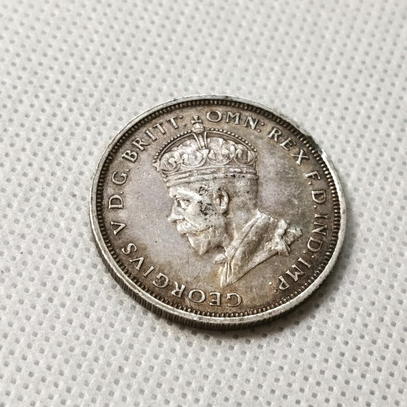 甄臻铺-世界币章拍卖（第36期），送拍享返佣金等优惠多多 澳大利亚1927年1佛罗林纪念银币 国会大厦建立 乔治五世