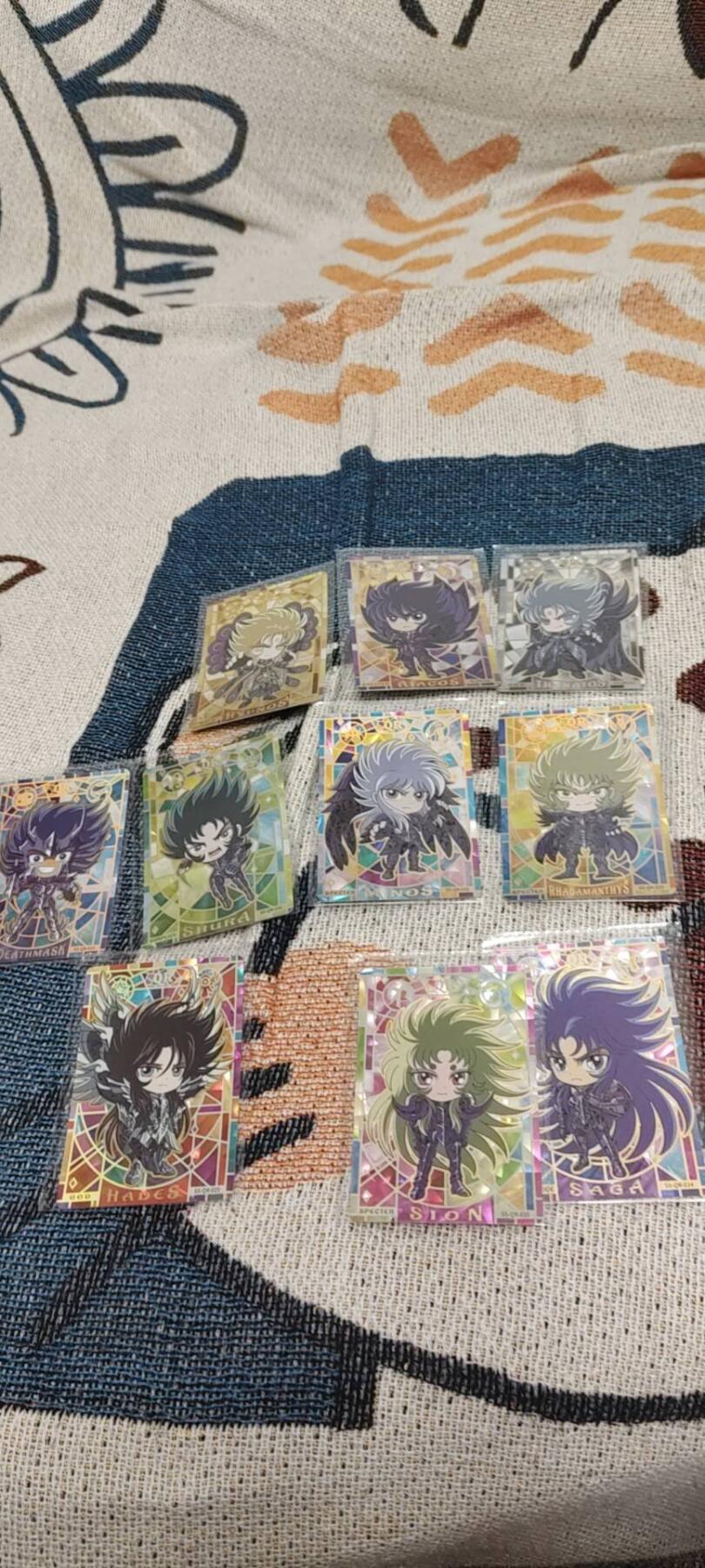 秋原瞳的小店第二十六期（持续收拍，日子飞快，转眼又是一年冬来到） 卡游圣斗士萌拉原膜10张，性价比很高
