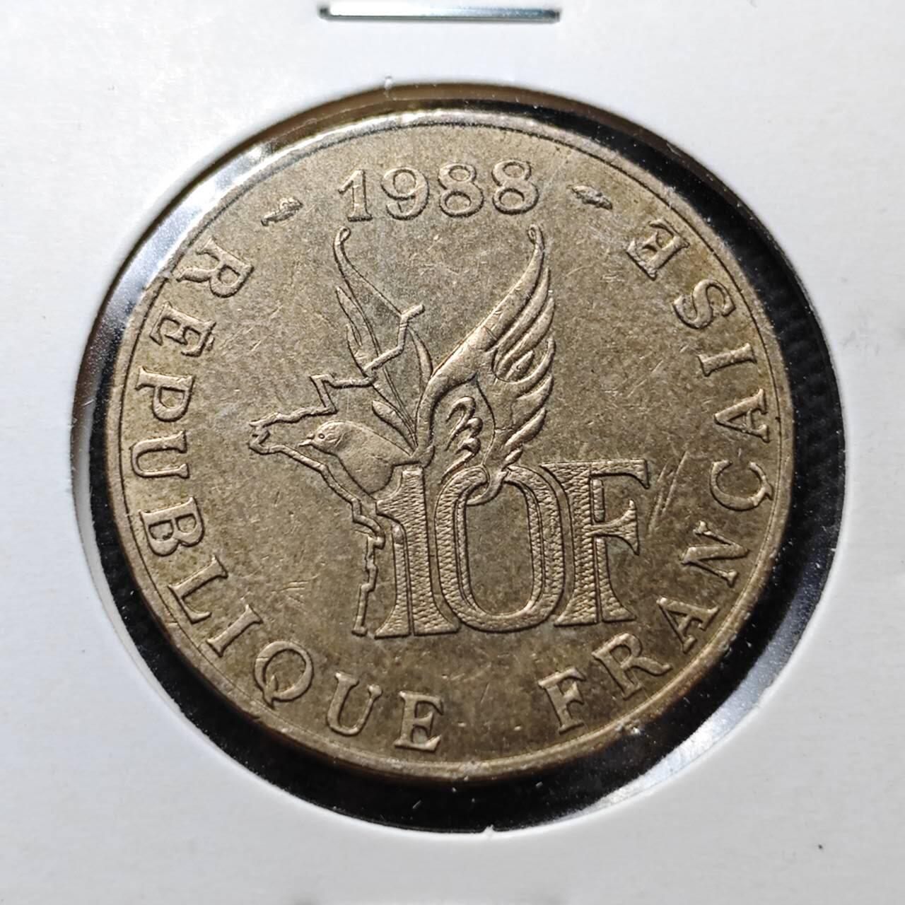 KK钱币收藏小铺  第357场  2月预留时间 周末发货  法国10法郎纪念币