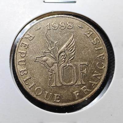 KK钱币收藏小铺  第357场  2月预留时间 周末发货 -  法国10法郎纪念币